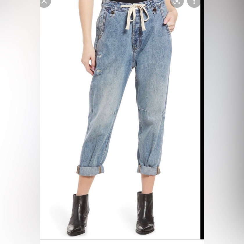 New One Teaspoon High Waist Baggy Jeans